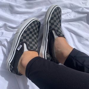 Black & White Checkered Vans